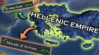 The Hellenic Empire Gets INSANELY OP Modifiers EU4 Ante Bellum [upl. by Egres61]