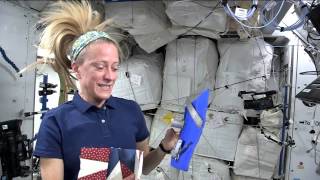 NASA Astronaut Karen Nyberg Invites Quilters to Create a Space Square [upl. by Gerrie]