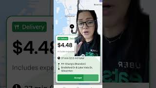 The ONLY way to make Money as an Uber Eats Driver fooddelivery ubereatsdriver gigapp ubereats [upl. by Aksoyn]