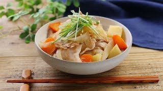 レンジ で 簡単！レンチン肉じゃが の レシピ 作り方 [upl. by Sheeree]