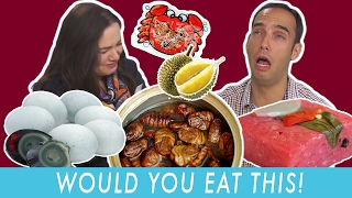 Westerners Try STRANGE and POPULAR Asian Snacks [upl. by Eddra]