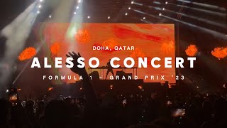 Alesso Concert  Qatar Airways  Grand Prix 2023  Post Race Concert  Doha Qatar [upl. by Enitsuga]