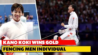 Japans Kano Koki Wins Gold  Fencing Mens Individual Epee  Olympic 2024 [upl. by Nitsugua]