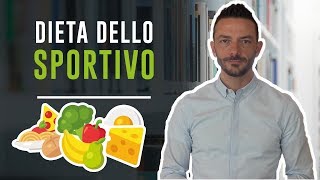 DIETA DELLO SPORTIVO [upl. by Annaoj657]