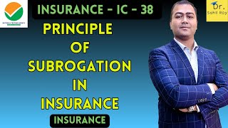 Principle of Subrogation in Insurance [upl. by Jeri784]