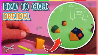 How To Make A Clay Dreidel EASY Tutorial  Hanukkah Edition [upl. by Center]