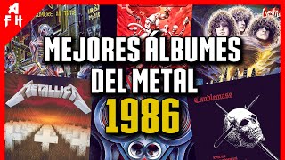 LOS MEJORES ÁLBUMES DE METAL DE 1986 [upl. by Caroline]