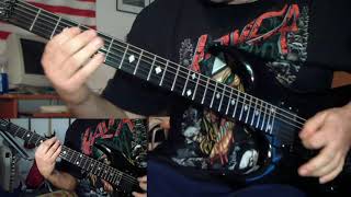 Slayer  Altar of Sacrifice  Jesus Savesguitar cover [upl. by Maiah943]