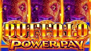 NEW BUFFALO POWER PAY 🦬 BEST BUFFALO GAME YET Slot Machine ARISTOCRAT GAMING [upl. by Nyrmak]