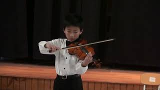 Concertino In D major 1st mvt Allegro Moderato by Ferdinand Kuchler Leo Chen Violin [upl. by Aneeuqal]