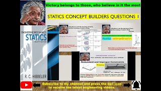 Statics Concept Builder Theoretical Questions  1 [upl. by Markus]