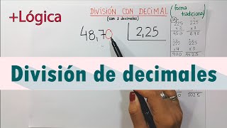 División con decimales [upl. by Enilasor38]