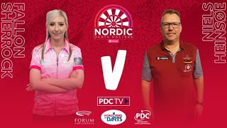 2021 Nordic Darts Masters Round 1 Sherrock vs Heinsoe [upl. by Hurwit166]