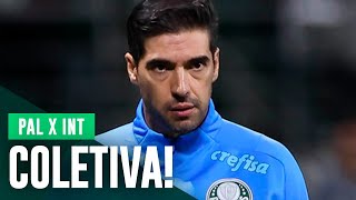 AO VIVO  COLETIVA ABEL FERREIRA  PALMEIRAS 3 X 0 INTERNACIONAL [upl. by Enaitsirhc]