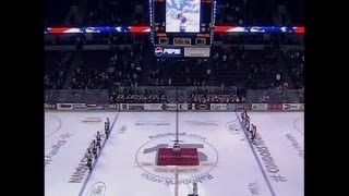 Condor takes over hockey game Owner falls trying to catch bird [upl. by Nawj475]