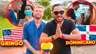 DOMINICANO VS GRINGO ¿Quién Consigue MÁS NÚMEROS en COLOMBIA [upl. by Asilanom]