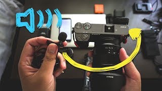 Get Better Audio on the Sony a6000 Tutorial  Dual Audio with Rode SmartLav Plus vs Cheap Lav [upl. by Eceinahs]