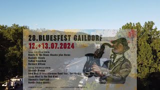 28 Bluesfest Gaildorf 12  13 Juli 2024  Vorschauvideo mit allen Bands  Kulturschmiede Gaildorf [upl. by Anaujnas666]