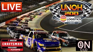 🔴UNOH 200 at Bristol Live NASCAR Craftsman Truck Series Play by Play  Live Leaderboard amp more [upl. by Inaniel]