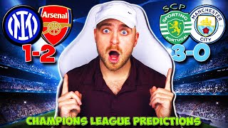 NEW CHAMPIONS LEAGUE 202425 MATCHDAYGAMEWEEK 4 PREDICTIONS  INTER MILAN VS ARSENAL amp MORE [upl. by Iron]