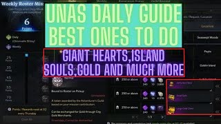 Lost Ark Unas Daily Guide Giants Hearts Island Souls and more [upl. by Merth]