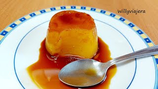 FLAN DE NARANJA 3 MINUTOS🍊😋 [upl. by Corrina615]