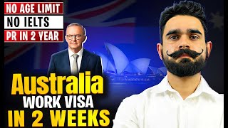 Australia 🇦🇺 Work Visa Process 2024  PR after 2 Years  Salary 70000 [upl. by Nnairrek759]