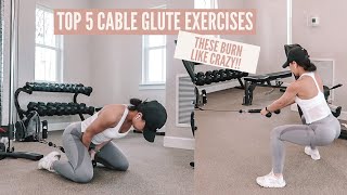 My Top 5 Cable Glute Exercises  Glute Focused Exercises [upl. by Lukas]