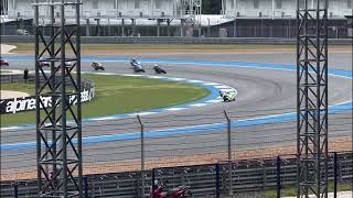 Race moto3 Thailand David Alonso Breake Rossi Record in Moto3 after won race at Buriram 2024 [upl. by Elatsyrk]