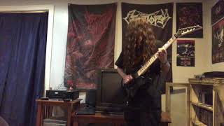 DISGORGE  DESCENDING UPON CONVULSIVE DEVOURMENT GUITAR COVER  Julian Gonzalez [upl. by Yerfej]