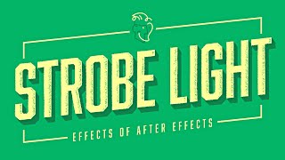 Strobe Light  Effects of After Effects [upl. by Jordans]