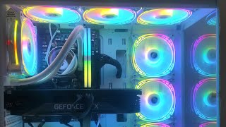 Pc Gamer Branco Aquário Full ARGB Amd Ryzen 7 5700G  RTX 3070 [upl. by Letnoj757]