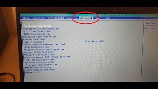 HP Laptop Bios unlock advanced settings Insyde F 16 [upl. by Ajnotal522]