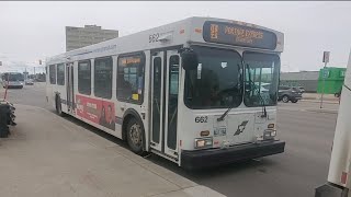 Riding on Winnipeg Transit 662 1995 D40LF on Route 2️⃣1️⃣ Portage Express [upl. by Halfdan928]