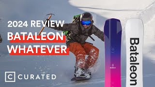 2024 Bataleon Whatever Snowboard Review  Curated [upl. by Ayouqes]