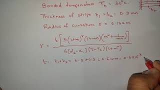 Problem on Bimetallic Strip  Temperature measurement [upl. by Yssirc718]