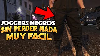 NUEVO ✅ COMO SACAR LOS JOGGERS NEGROS SOLO SIN AYUDASIN REQUISITOS✅ GTA V ONLINE xbox  ps4  pc [upl. by Harrak]