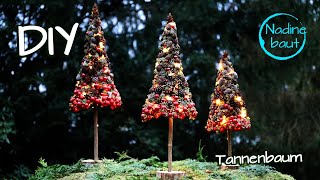 Weihnachtsdeko selber machen  Tannenbaum basteln  DIY Weihnachtsbaum [upl. by Nostrebor775]