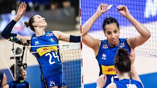 BONIFACIO amp ANTROPOVA Best Spikers in Italy  Bulgaria  Volleyball Nations League 2024 [upl. by Alekram]