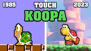 How fast can you touch a Koopa in every Mario game [upl. by Ahtivak]