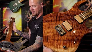 Jeff Kiesel shows off some of his KieselCarvin Guitar collection [upl. by Assetnoc]