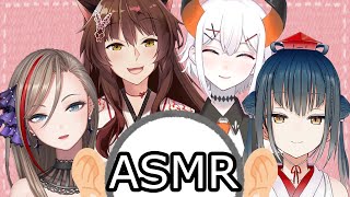 Fumis ASMR Lesson with Kurusu Natsume Levi Elipha and Yamagami Karuta ENGNIJISANJI [upl. by Kcirddec]