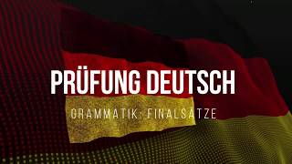 Prüfung Grammatik Deutsch B1 A2 Teil 5 quotFinalsatz mit damitdassquot Testtraining täglich [upl. by Nowahs598]