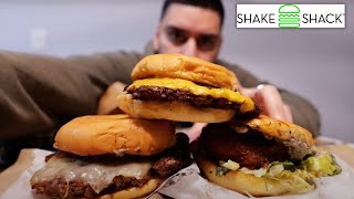 Shake Shack Mukbang [upl. by Aillicirp]