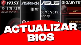 ¿Cómo actualizar BIOS ASROCK ASUS GIGABYTE MSI etc [upl. by Carol-Jean]