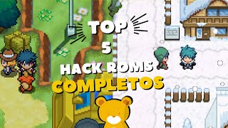 TOP 5 HACK ROMS POKEMON COMPLETOS en ESPAÑOL para GBA MediaFire [upl. by Zalea]