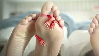 Undofen Max Commercial  Talking Fungus Monsters On Mans Feet Between His Toes [upl. by Kelcie]