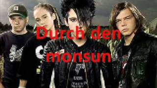 Tokio Hotel  Lyrics  Durch Den Monsun German version of quotMonsoonquot [upl. by Eadwina]