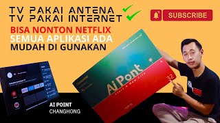 TV ANDROID MURAH DAN AWET 1JUTAAN Unboxing Tv Digital sudah android dengan fitur terbaik [upl. by Knepper946]