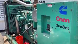 Cummins QSX15 Diesel Generator Startup [upl. by Enitsuga]